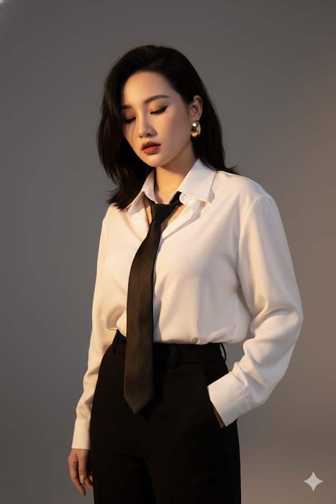 Prompt: Prompt tạo hình ảnh chân dung điện ảnh siêu thực, quyến rũ
