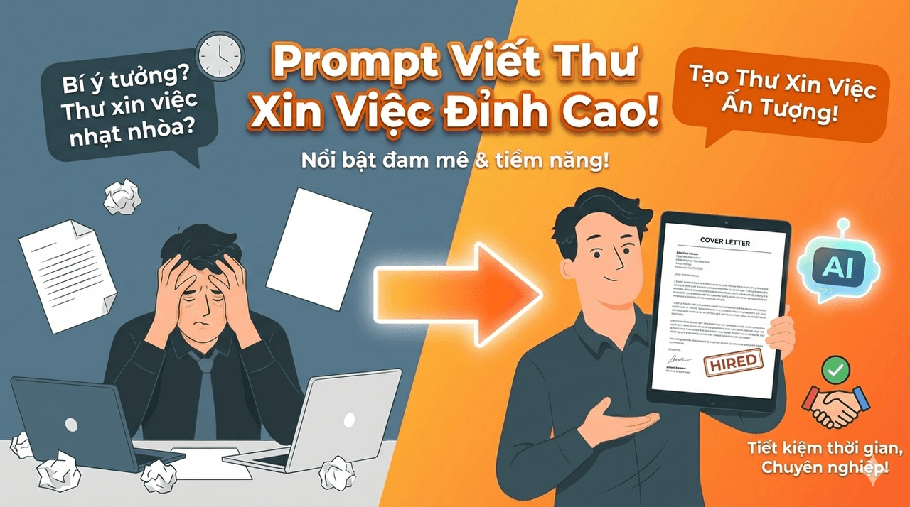 Prompt: Prompt viết thư xin việc nổi bật đam mê ngành nghề chuyên sâu