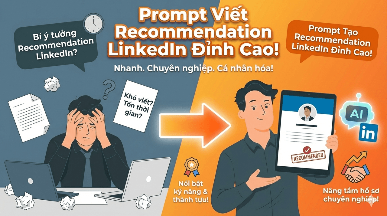 Prompt: Prompt tạo lời giới thiệu LinkedIn chuyên nghiệp và nổi bật