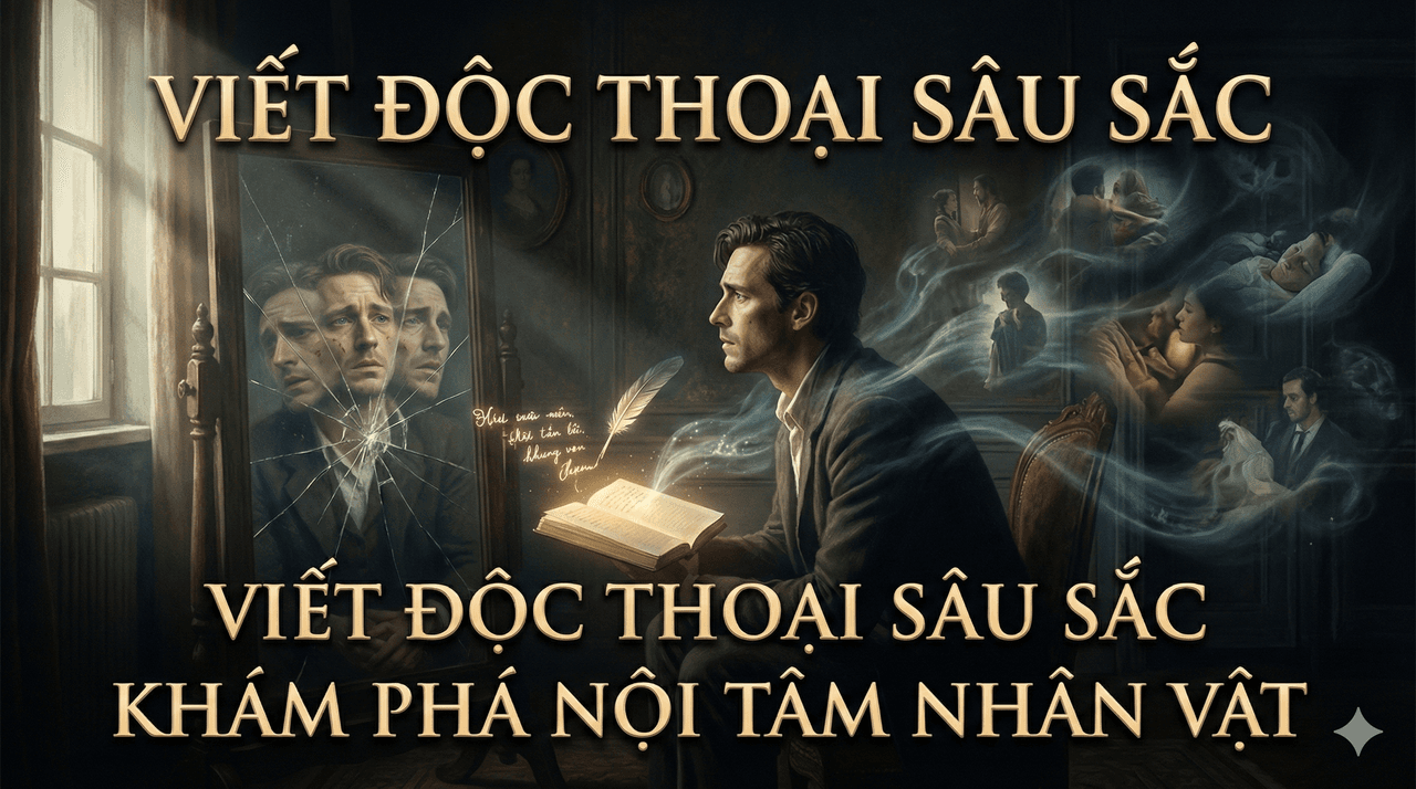 Prompt: Prompt sáng tạo độc thoại nhân vật: Hé lộ hành trình cảm xúc