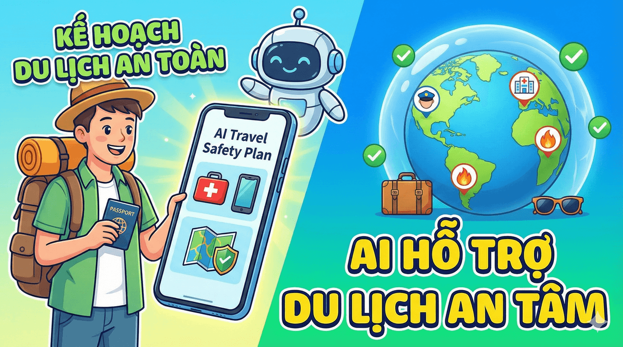Prompt: Prompt lập kế hoạch khẩn cấp du lịch an toàn tiện lợi