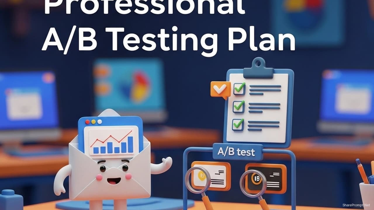 Prompt: Prompt chuyên gia A/B test tối ưu hóa chiến dịch email marketing