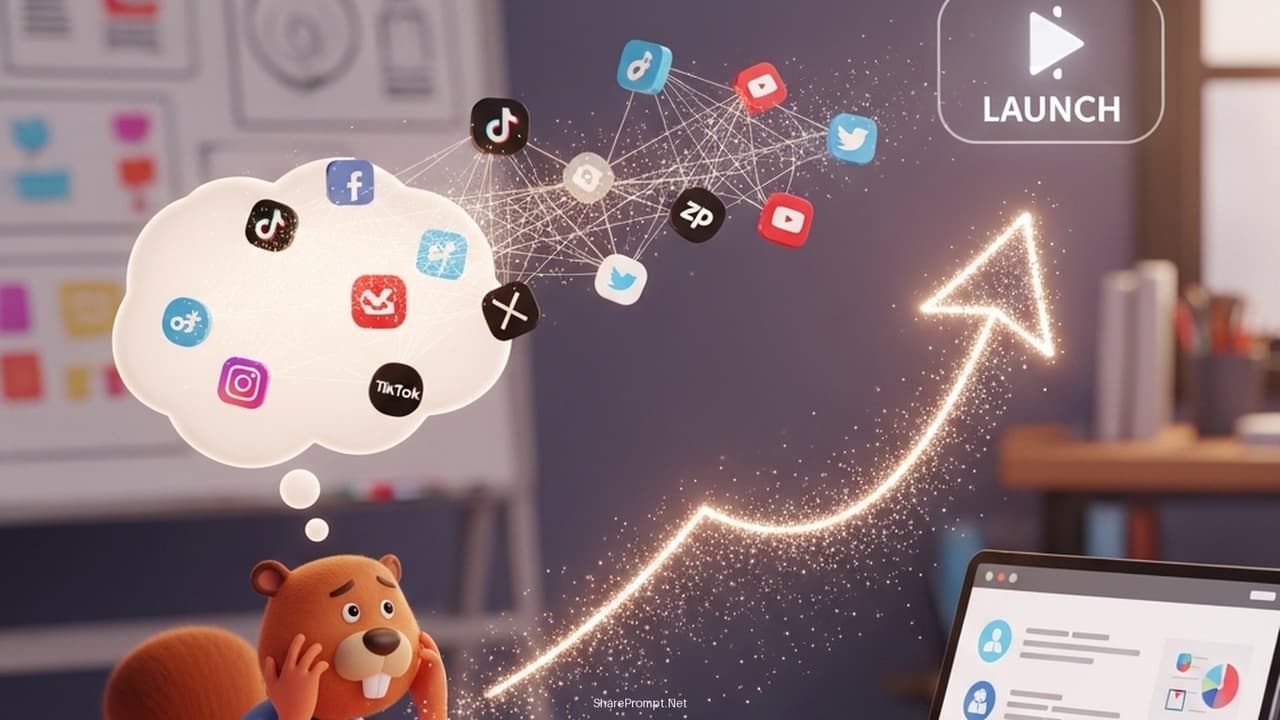 Prompt: Prompt kiến tạo chiến lược social media thúc đẩy doanh số