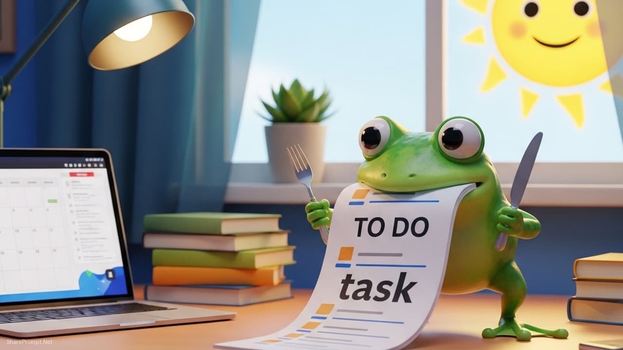 Prompt: Đánh bại trì hoãn với prompt Kỹ thuật Eat That Frog