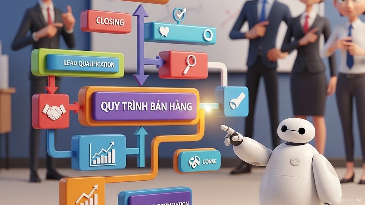 Prompt: Prompt xây dựng quy trình bán hàng giúp bùng nổ doanh số
