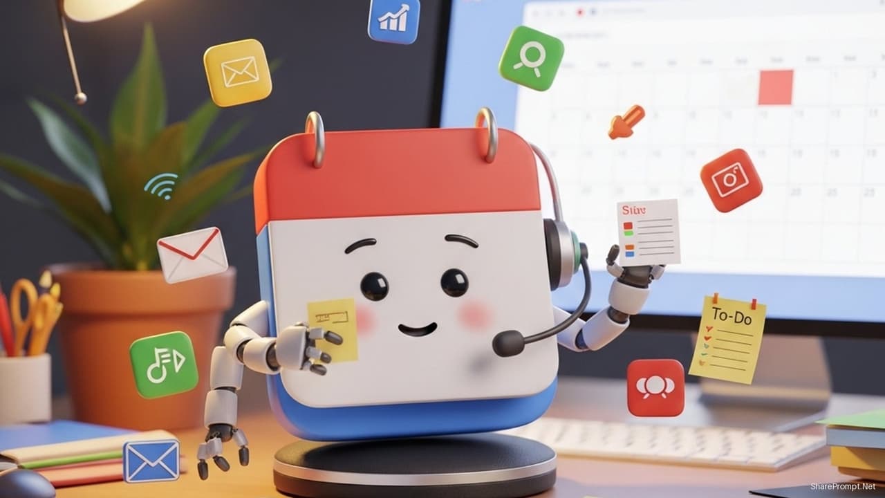 Prompt: Làm chủ Google Calendar với prompt quản lý công việc hiệu quả