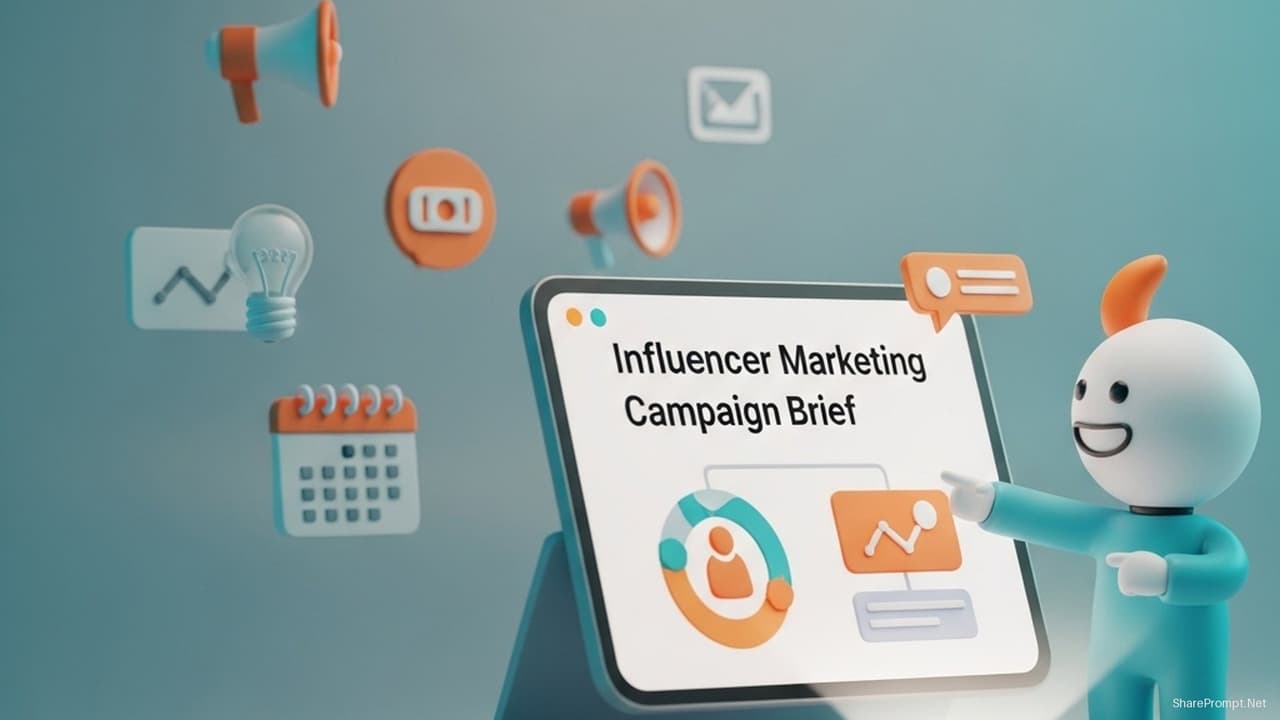 Prompt: Prompt xây dựng bản brief influencer marketing chuyên nghiệp