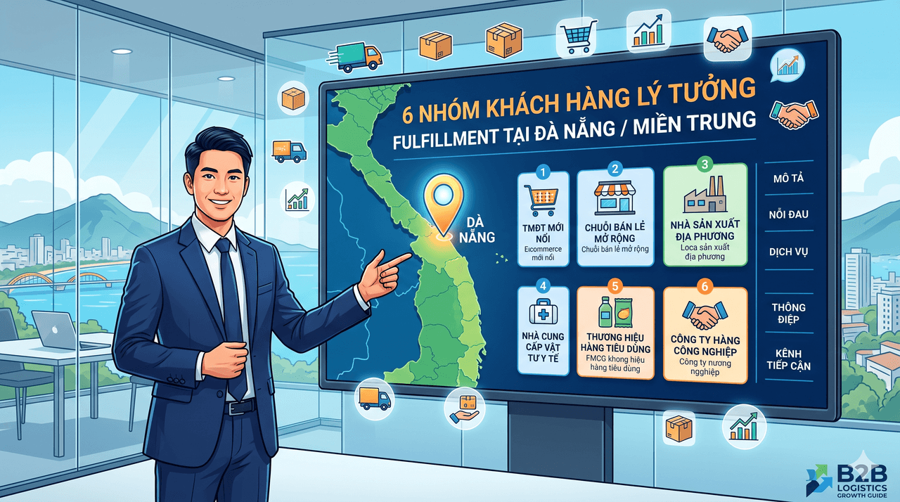 Prompt: Prompt xây dựng nhóm khách hàng lý tưởng cho fulfillment