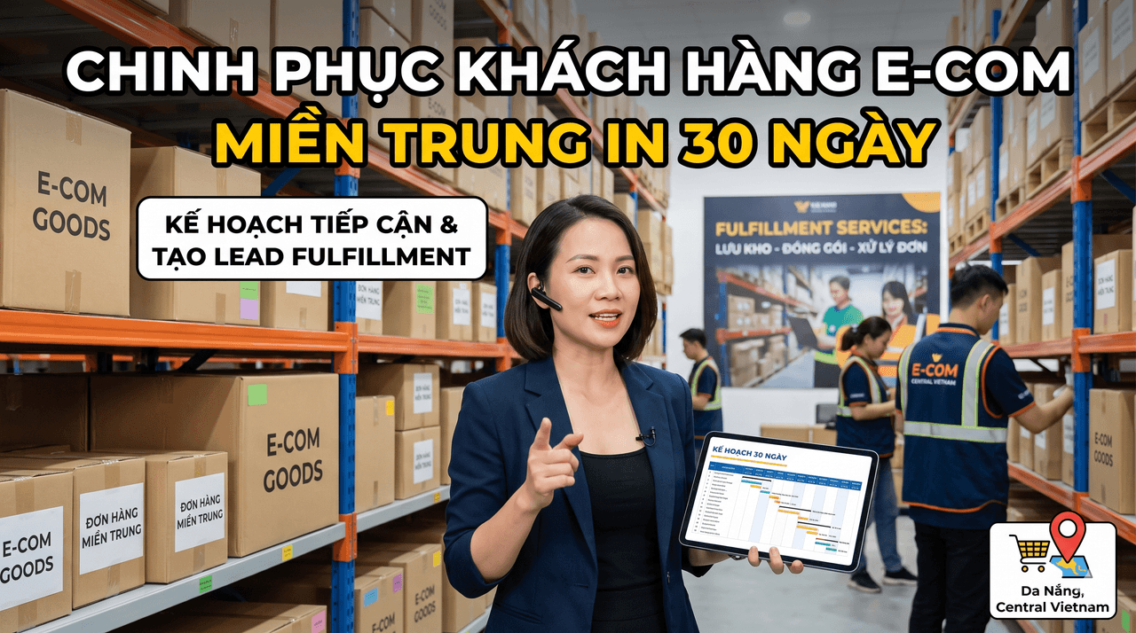 Prompt: Kế hoạch tiếp cận khách hàng 30 ngày cho shop TMĐT dịch vụ fulfillment.