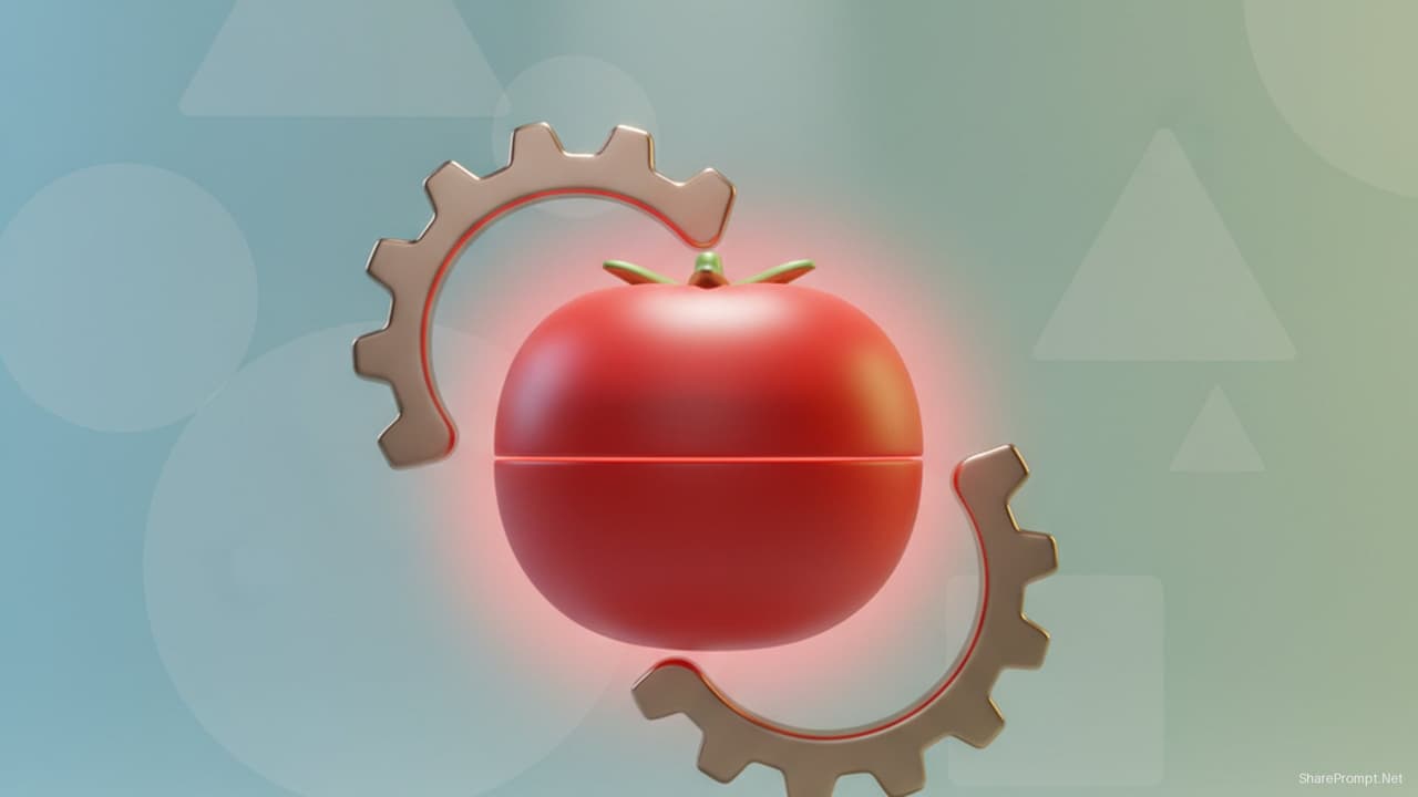 Prompt: Nâng tầm năng suất với prompt Kỹ thuật Pomodoro hiệu quả