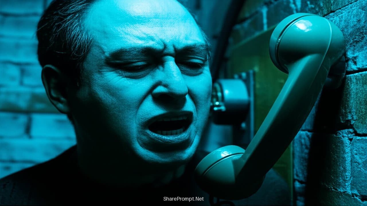 Prompt: Prompt Video Dolly Zoom Người Đàn Ông Tuyệt Vọng