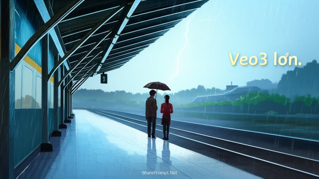 Prompt: Prompt Gặp Gỡ Định Mệnh Ga Tàu Điện