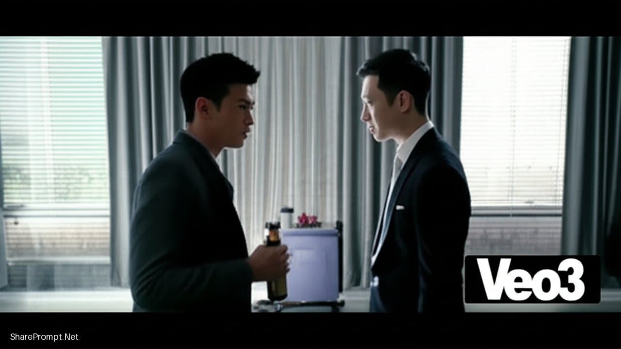 Prompt: Prompt video ngắn đầy kịch tính và xây dựng cảm giác căng thẳng, bất an