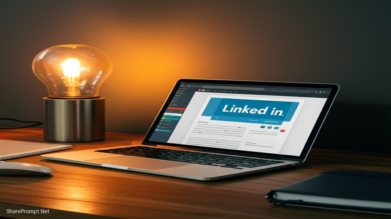 Prompt: Prompt tạo nội dung LinkedIn hấp dẫn, thu hút hàng ngàn lượt tương tác