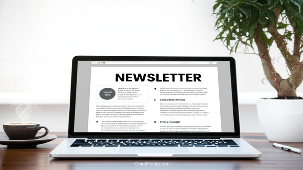 Prompt: Prompt tạo bài viết chuyên sâu: Bí quyết viết newsletter thu hút độc giả