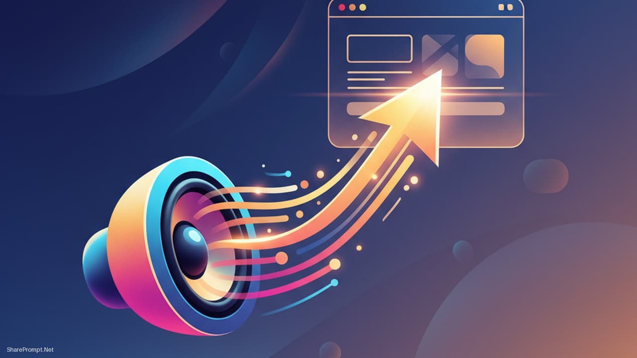 Prompt: Prompt tạo caption mô tả video Youtube - Tiktok - Reels thu hút traffic