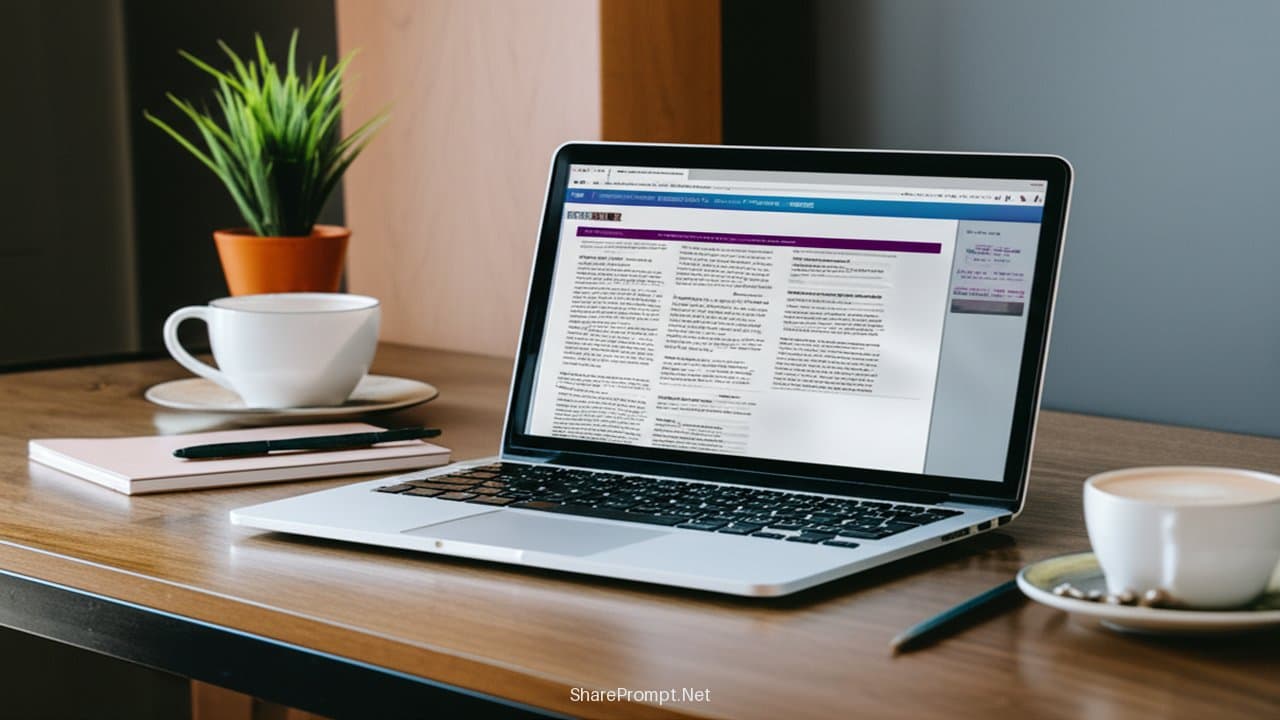 Prompt: Prompt tạo nội dung trang web hấp dẫn, tối ưu chuyển đổi