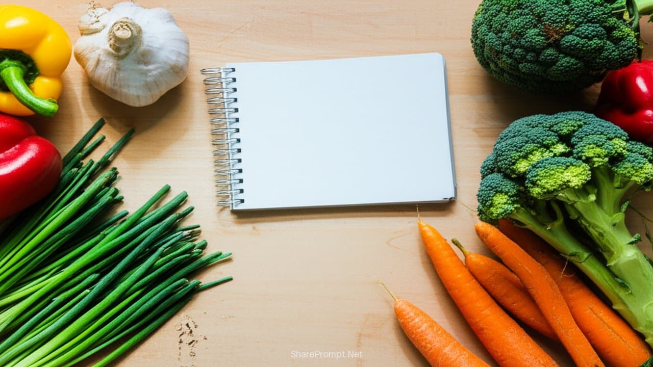 Prompt: Prompt thiết kế công thức ăn kiêng ngon miệng và bổ dưỡng