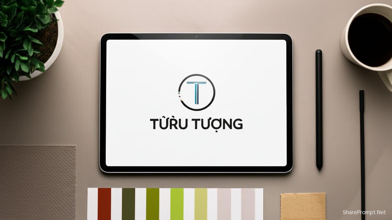 Prompt: Prompt thiết kế logo sáng tạo cho thương hiệu