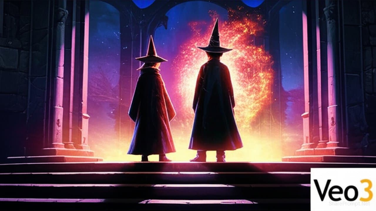 Prompt: Prompt Video: Cuộc Đấu Pháp Thuật Harry Potter Gay Cấn