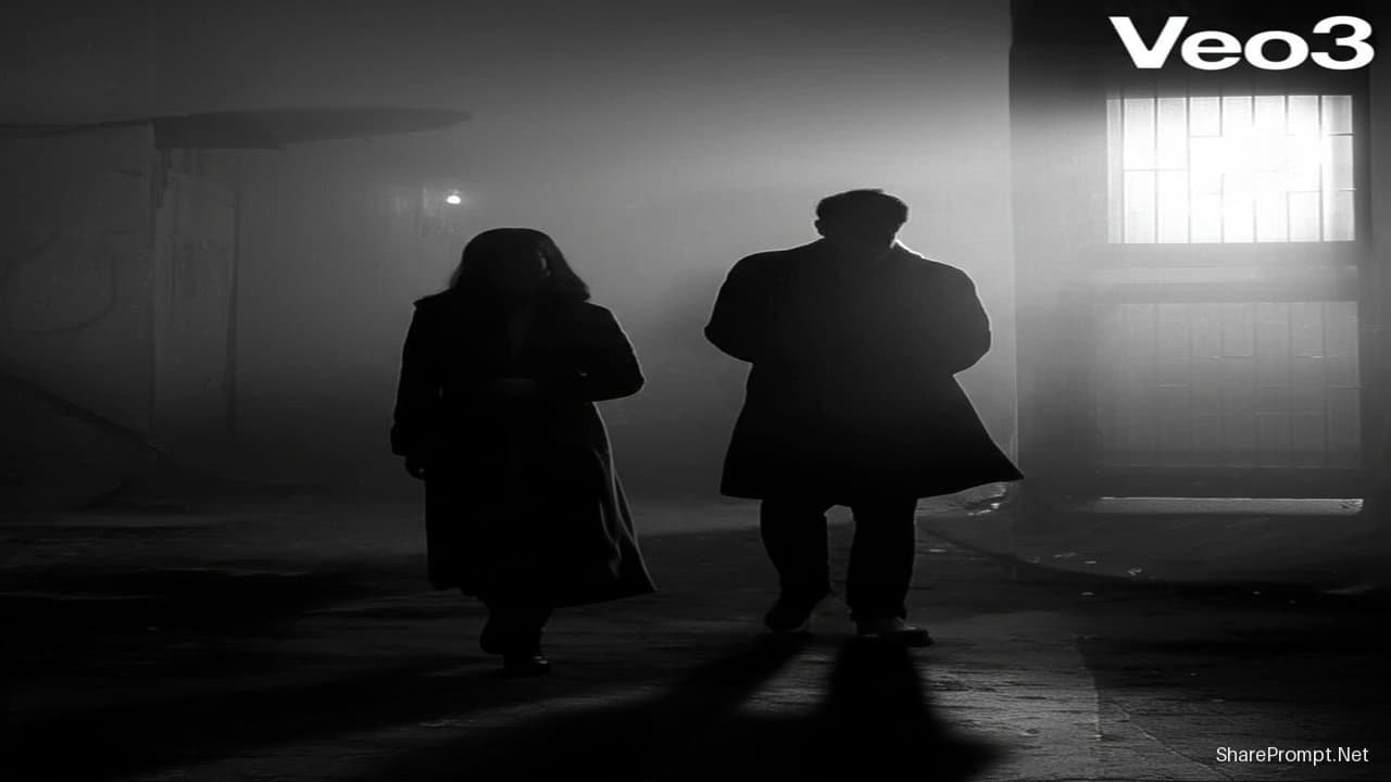 Prompt: Prompt Video Phong Cách Film Noir Bí Ẩn
