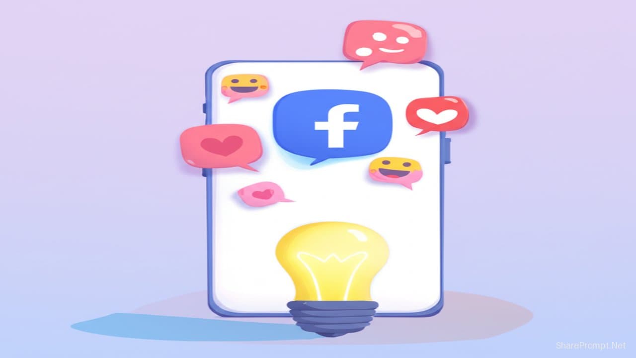Prompt: Prompt ý tưởng sáng tạo bài đăng Facebook thu hút tương tác